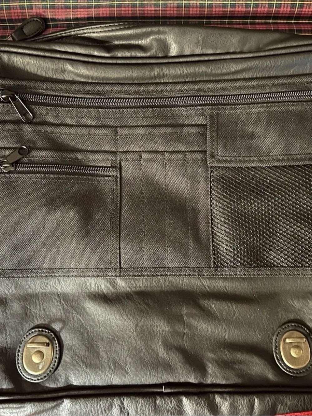 RARE VTG Walt Disney World  2000  Millenium Black Leather-like Bag New w/Tags